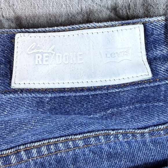 RE/DONE The CRAWFORD Straight Leg Women’s Jeans Classic Blue size 24 - Picture 6 of 15
